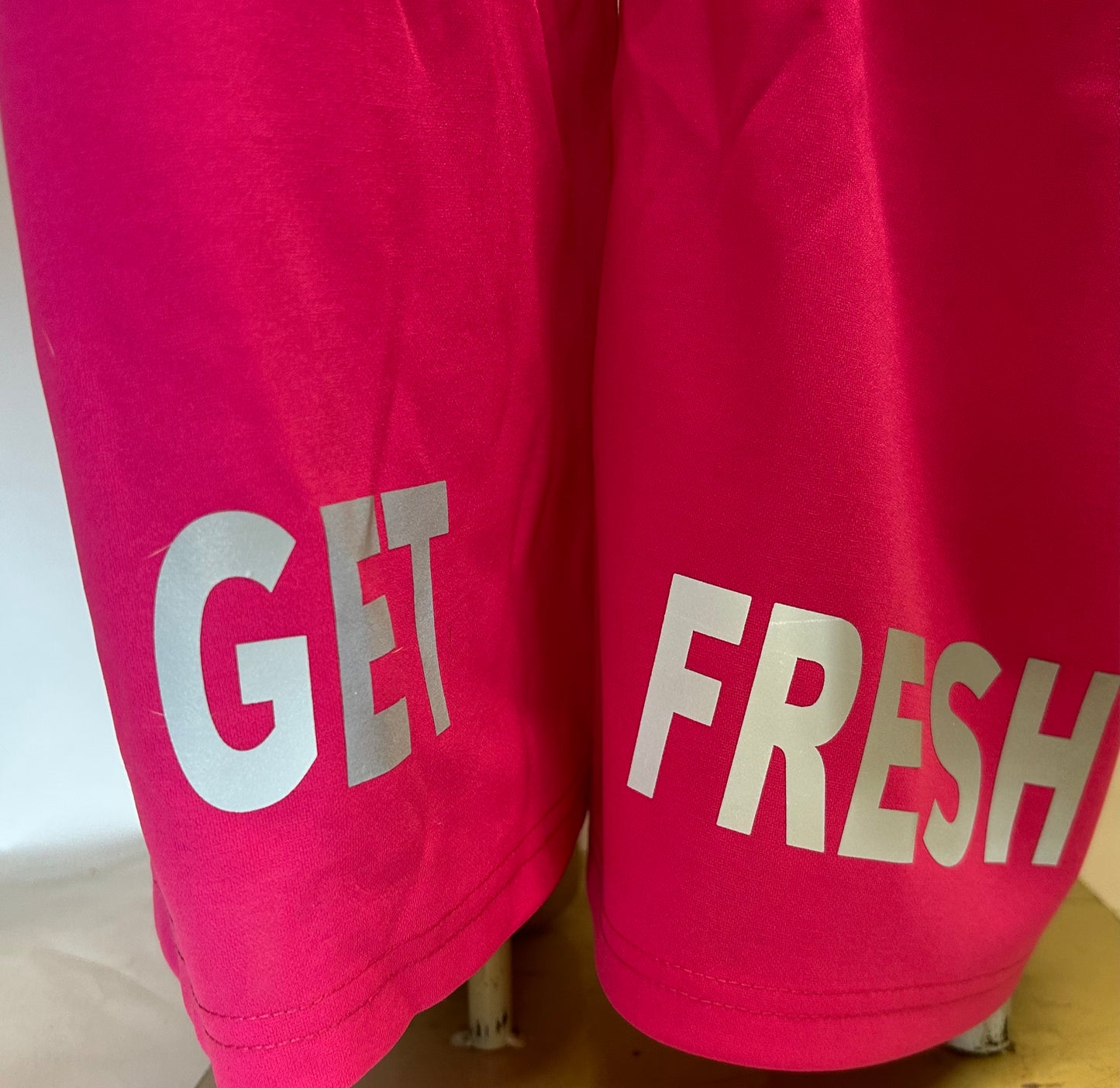 Pink GETFRESH OR GETLOST Two Piece Reflector