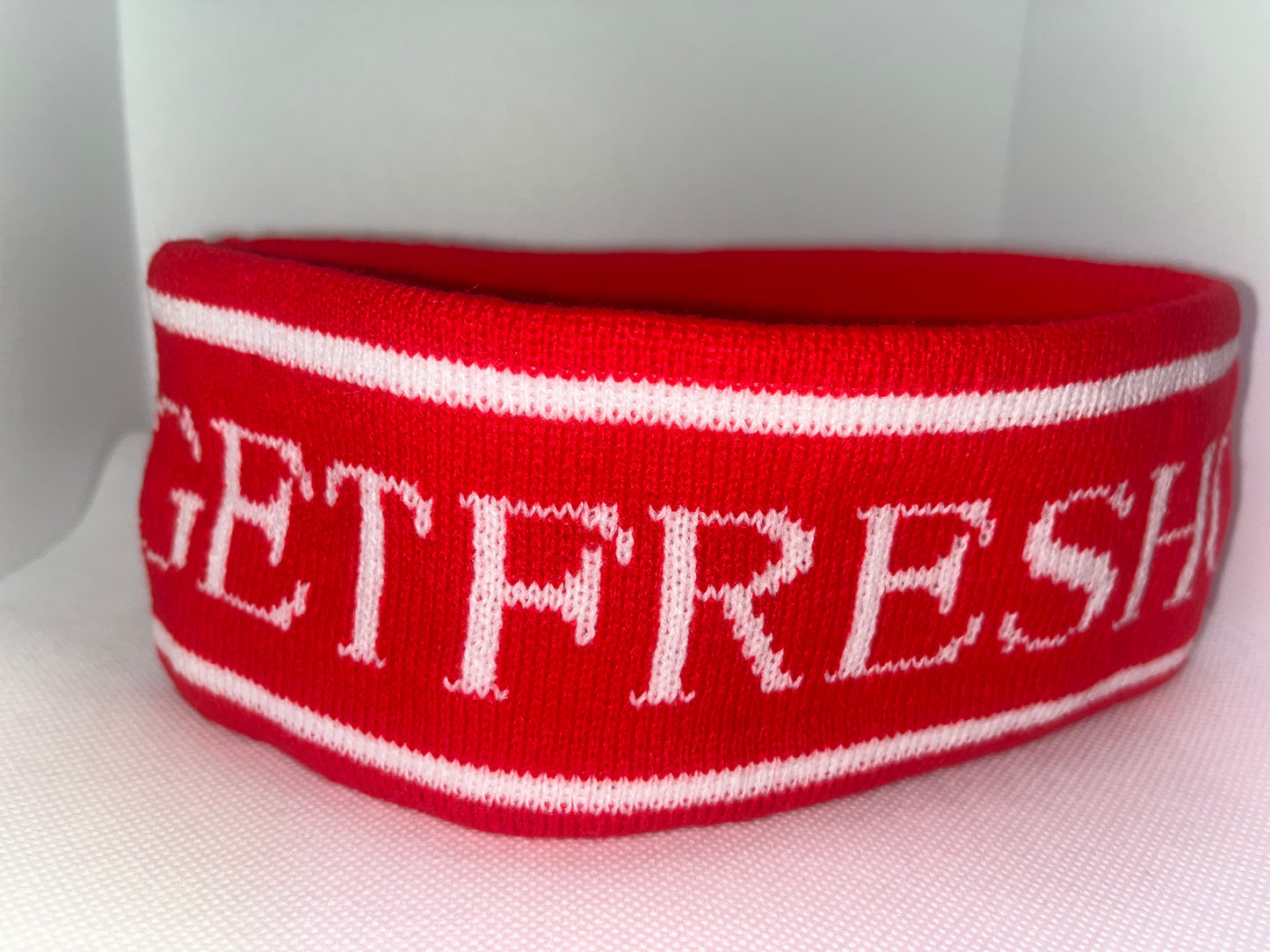 Red Get Fresh Or Get Lost Headband