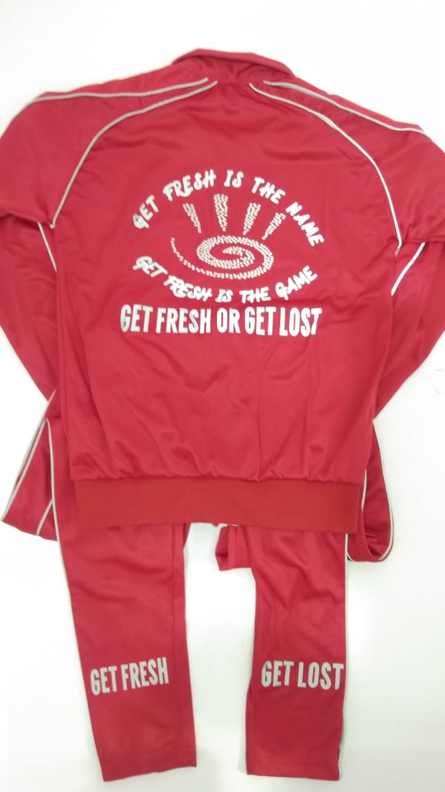 Get Fresh Or Get Lost Reflector Track Suit