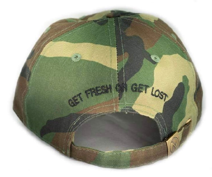 Get Fresh Or Get Lost Army Fatigue Dad Hat